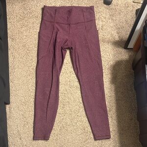 Athleta Salutation Stash Pocket Tight Size Medium
